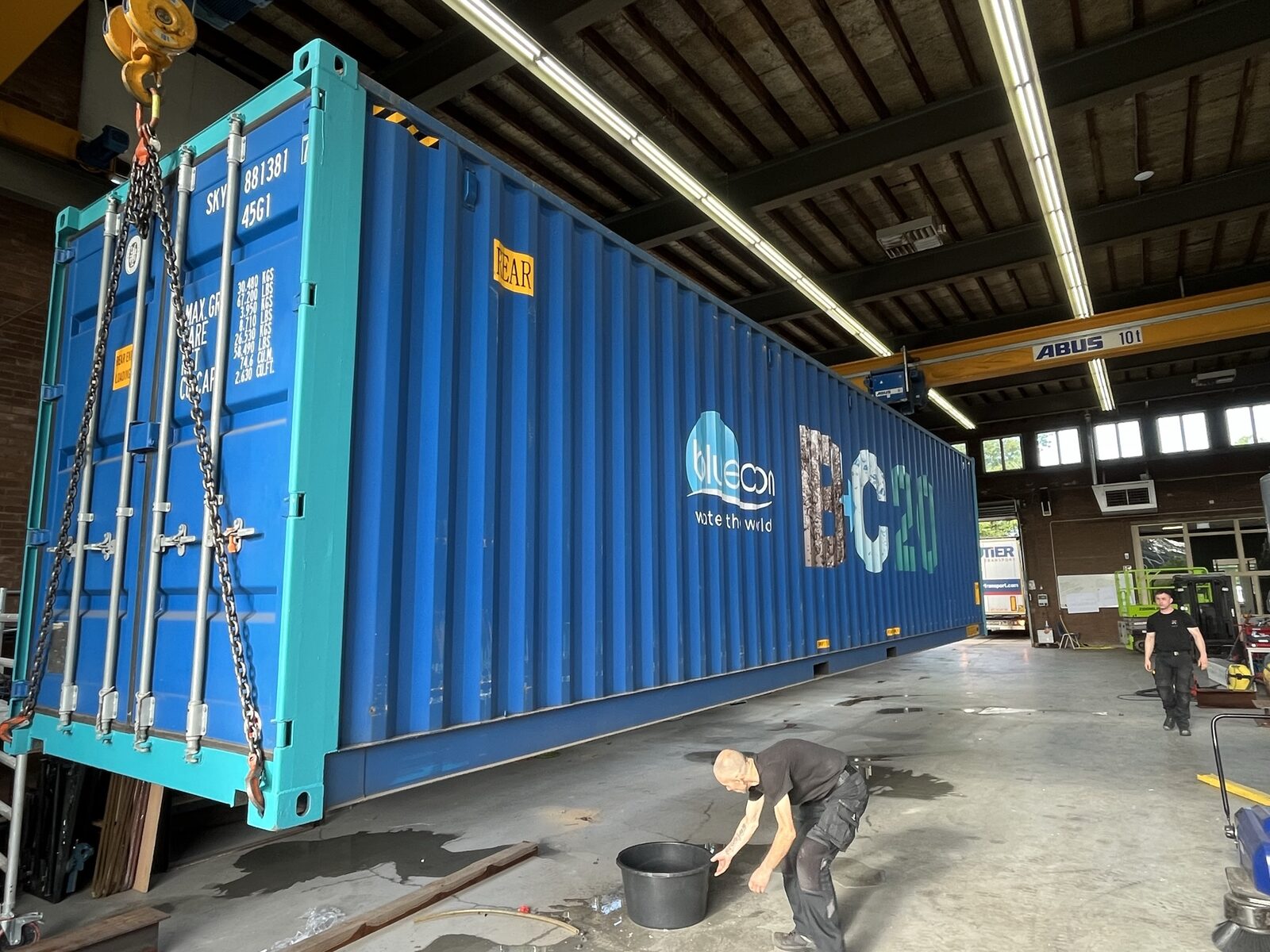 Process-skid installatie